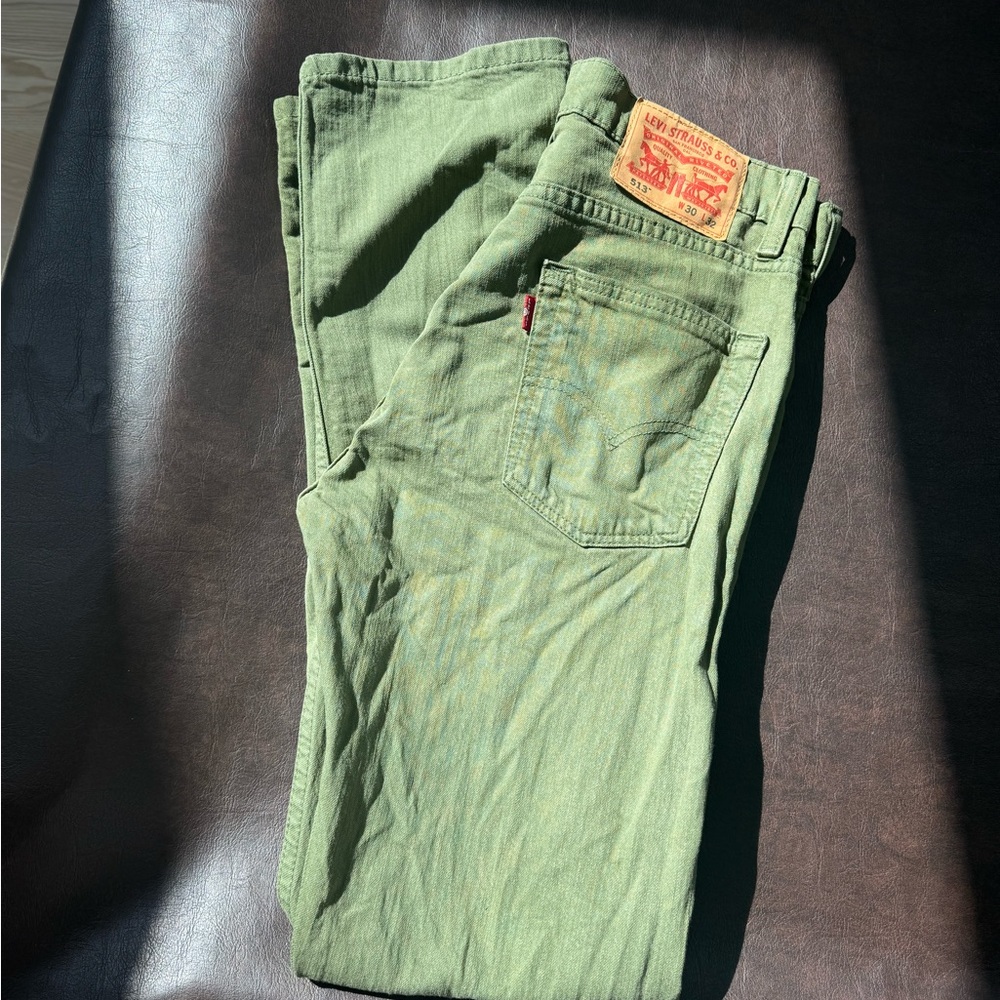 Levi's Green 513 Jeans